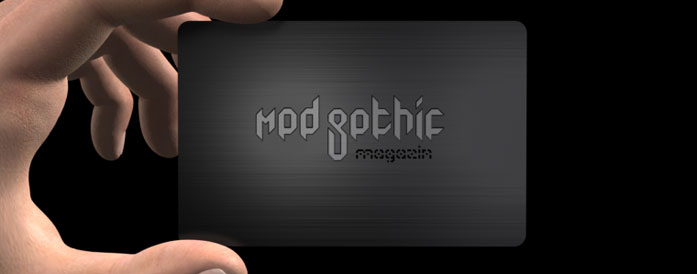 Black Metal Card, exklusive Businesscard, Visitenkarte aus Metall