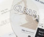 DVD Clear-Disc, transparent durchscheinende DVD