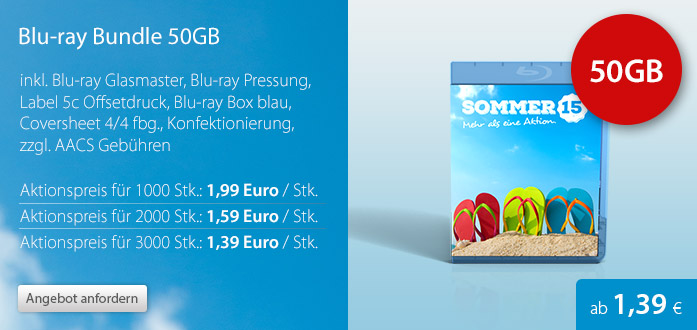 Angebot zum Blu-ray Bundle 50GB anfordern