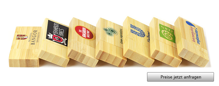 Bamboo USB Stick mit Logo - Angebot anfordern...