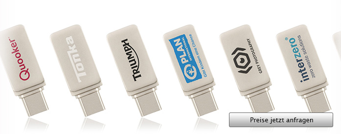 Dual Mini USB Stick mit Logo - Angebot anfordern...