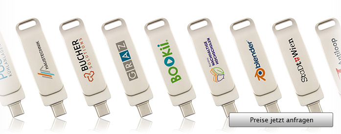 Dual Pro USB Stick mit Logo - Angebot anfordern...