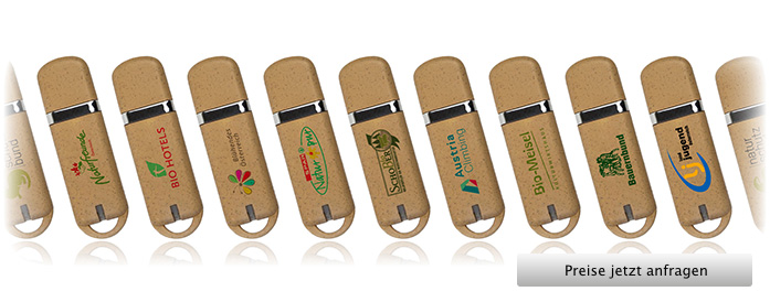 Eco Trident USB Stick mit Logo - Angebot anfordern...