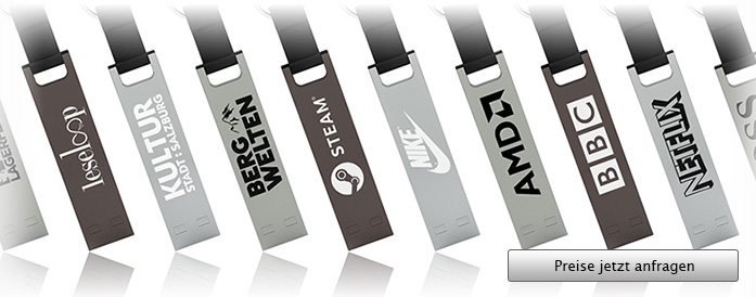 Iron Elegance USB Stick mit Logo - Angebot anfordern...