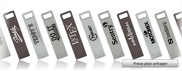 Iron II USB Stick mit Logo - Angebot anfordern...