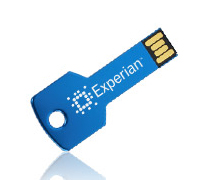 Key Engraved USB Stick mit Logo