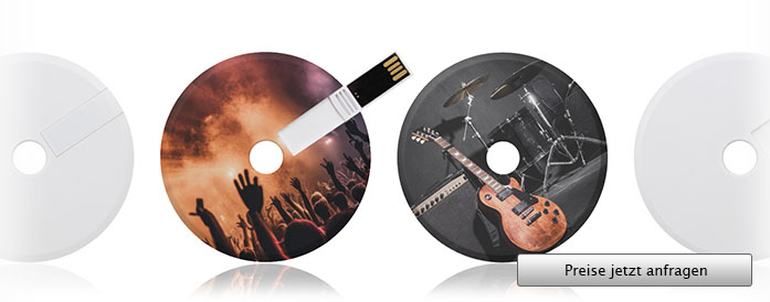 Mini CD Card USB Stick mit Logo - Angebot anfordern...