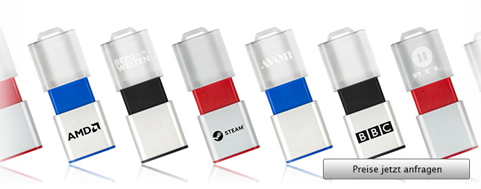 Prism USB Stick mit Logo - Angebot anfordern...