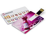 USB Card. USB Stick mit Logo im Kreditkartenformat