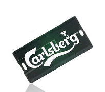 USB Card Rectangle. USB Stick mit Logo im Kreditkartenformat