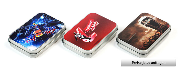 Mini Tin Box USB Stick Verpackung