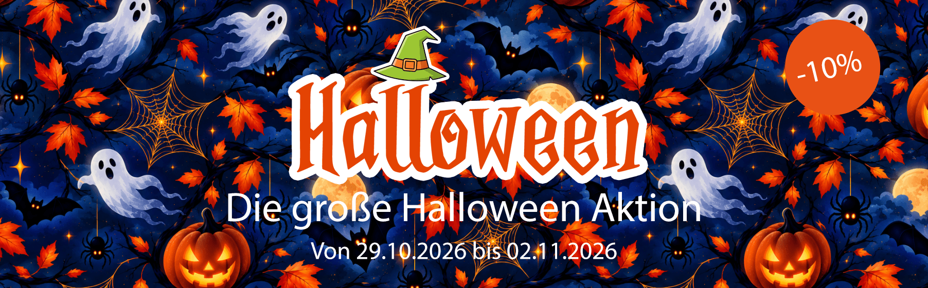 Von 29.10. bis 02.11.2026 - Die große Halloween Aktion bei CSM!