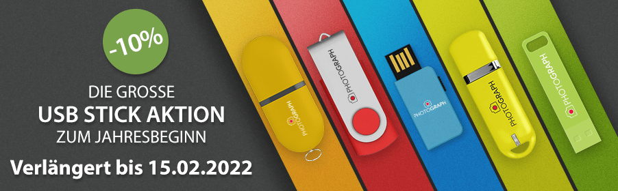 Von 11.01. bis 28.01.2022 - Die große USB Stick Aktion bei CSM!