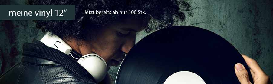 Vinyl Pressung, Vinyl pressen, Vinyl Produktion bei CSM ab 100 Stk.